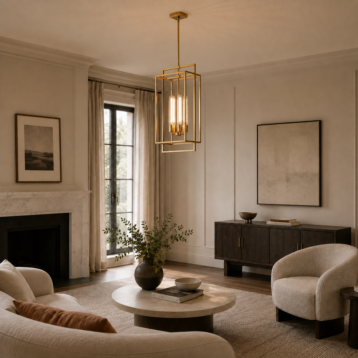 Modern Ceiling Light Chandelier Venel - 06-lifestyle-2