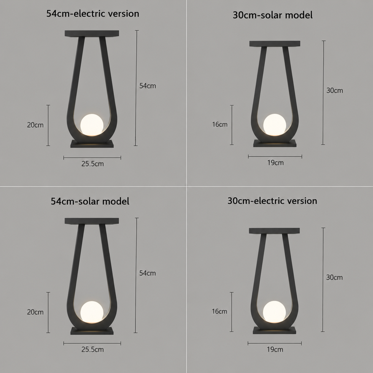 Modern Outdoor Pathway Lantern Light Morel