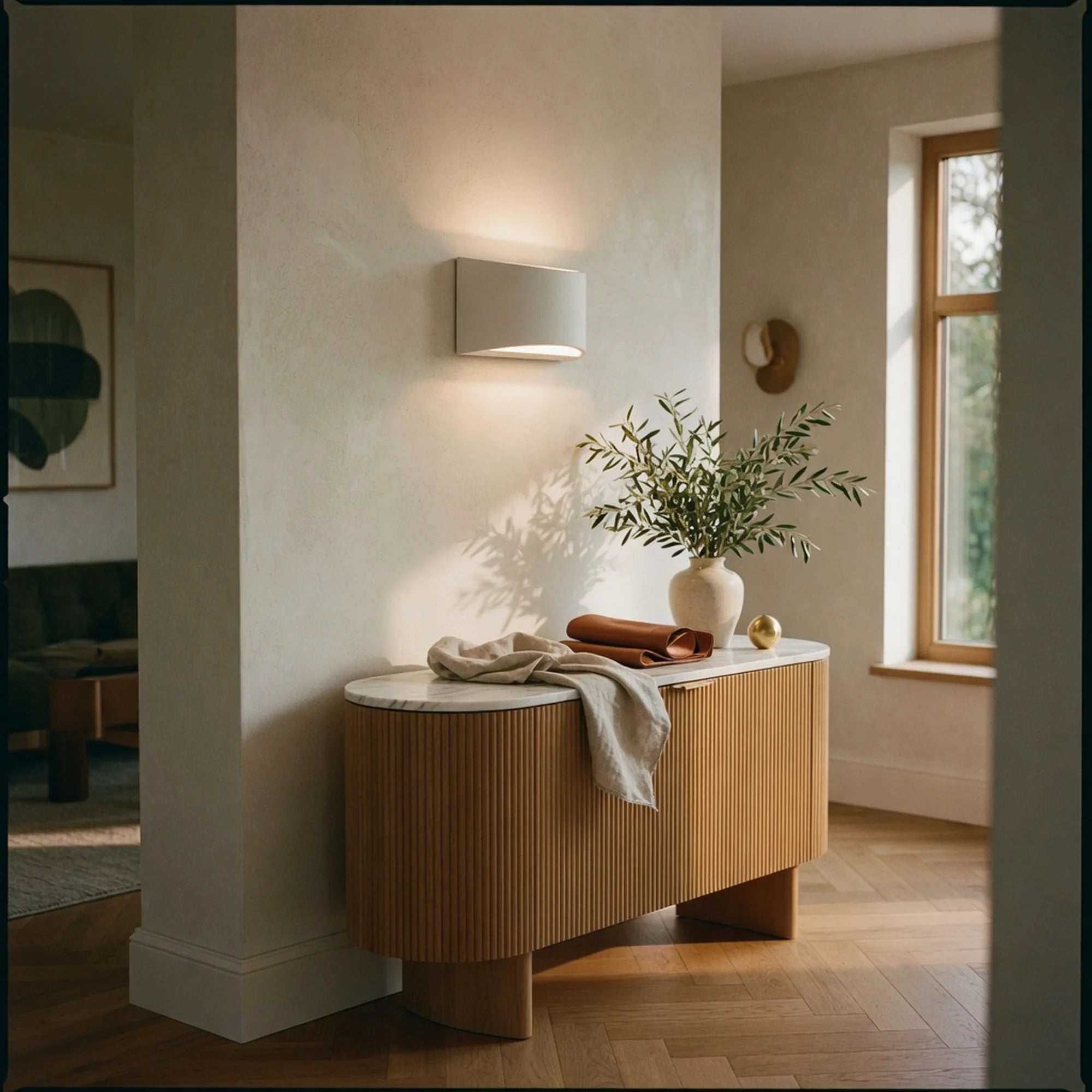Curved LED Wall Light Novena
