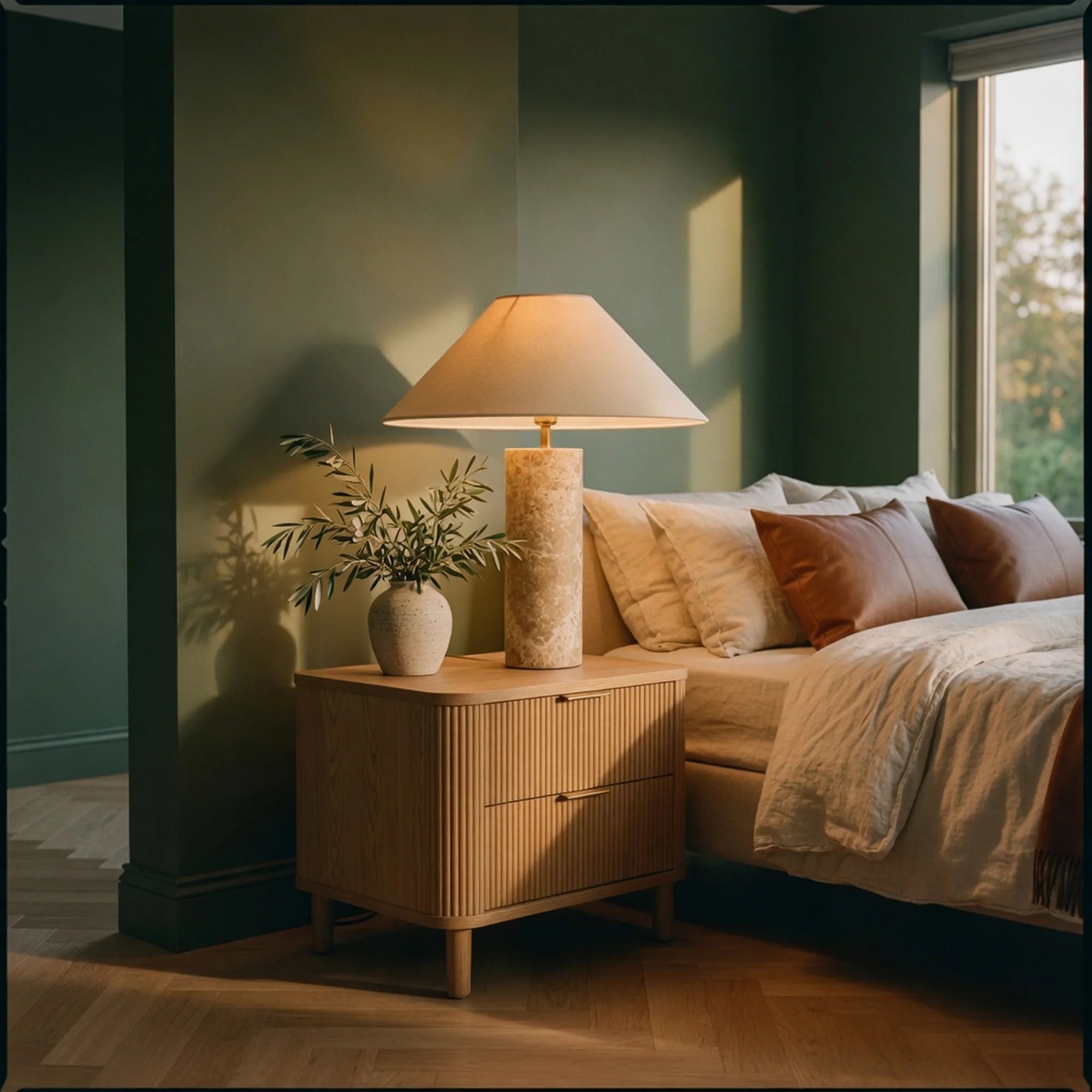 Marble Mushroom Table Lamp Amara