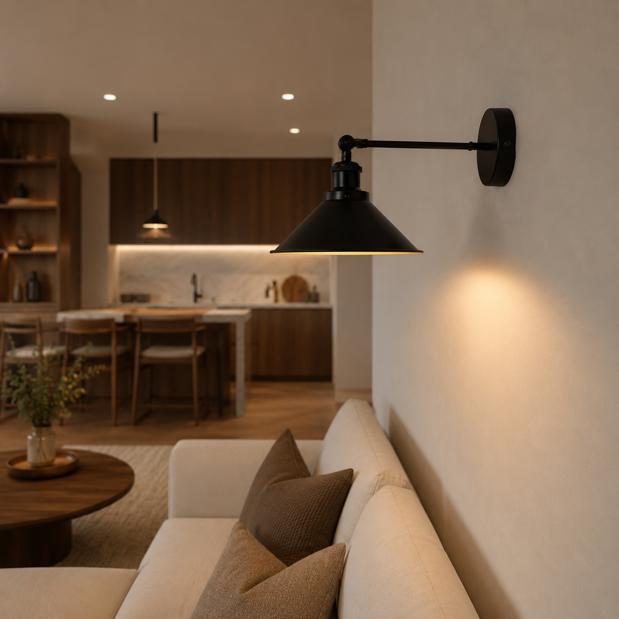 Industrial Cone Wall Light Maris