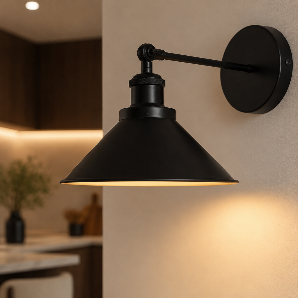Industrial Cone Wall Light Maris