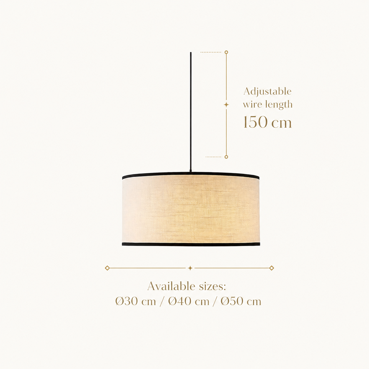 Modern Black Wabi Sabi Japanese Chandelier White Light Seliva