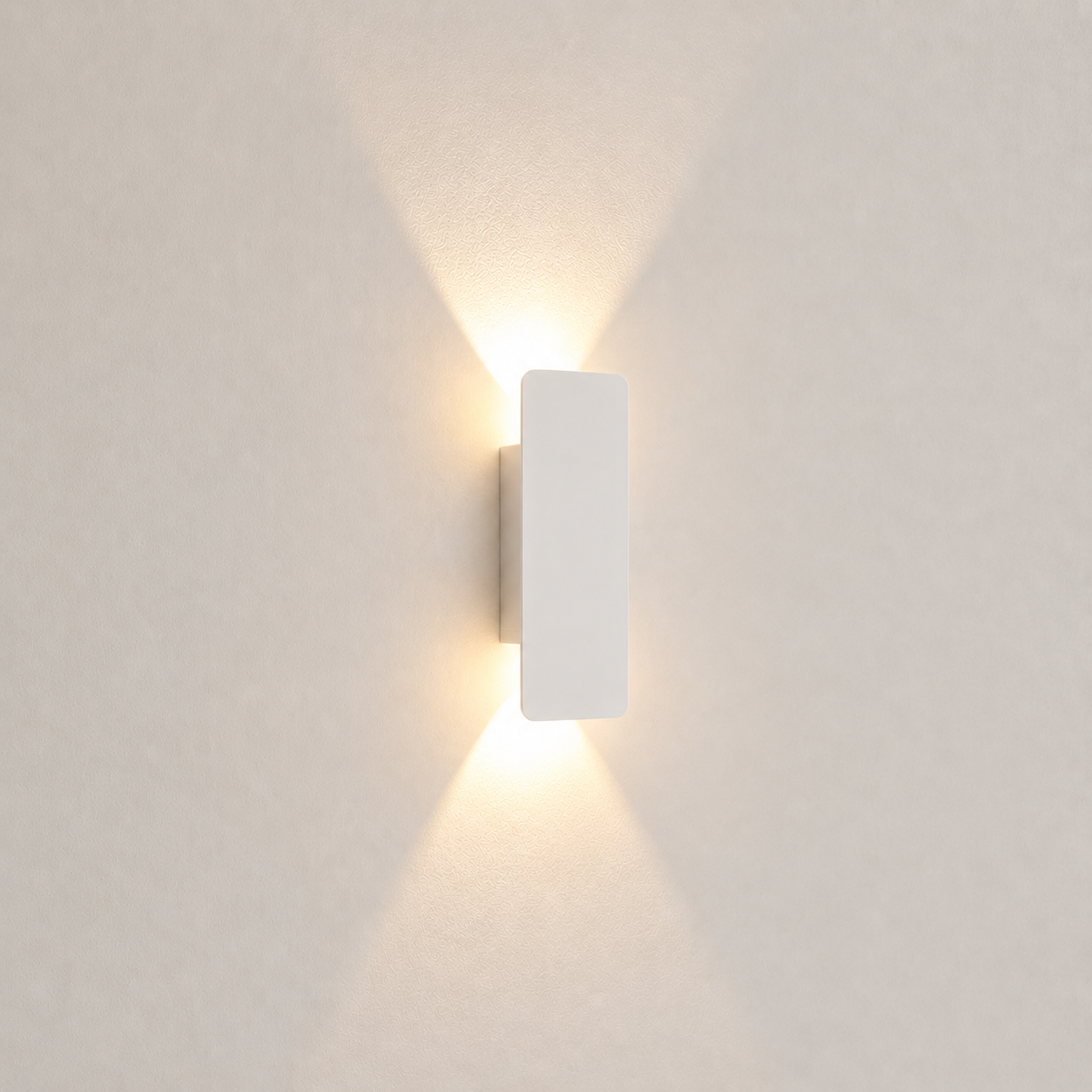 LED Outdoor Garden Wall Light 20cm White Valela