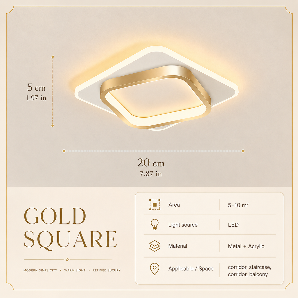 Dimmable LED Ceiling Light Toren