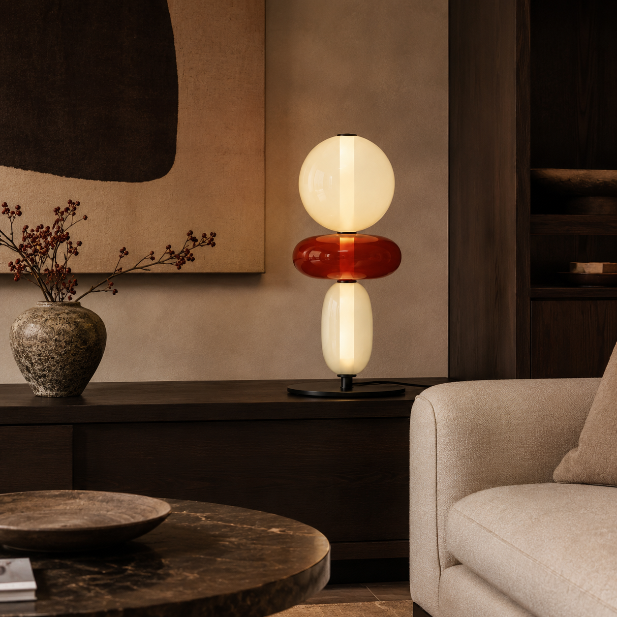 Italian Table Lamp Corela