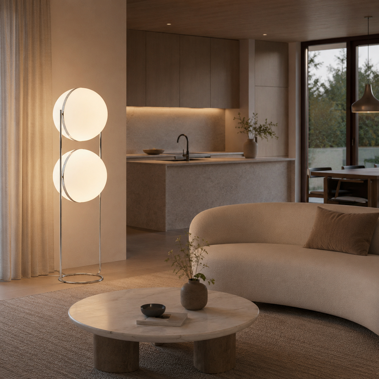 Elegant Floor Lamp Lunel