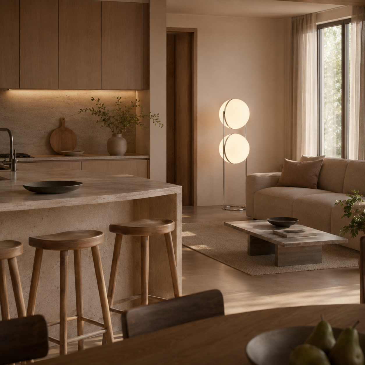 Elegant Floor Lamp Lunel