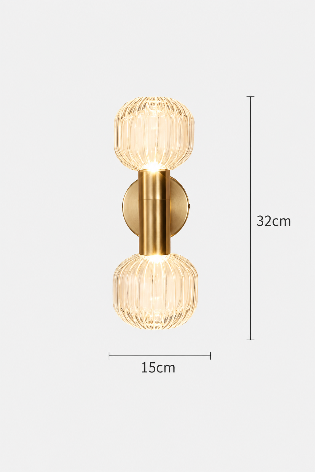 Modern Glass Wall Lamp Orera