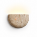 Travertine Half Moon Wall Light Talira