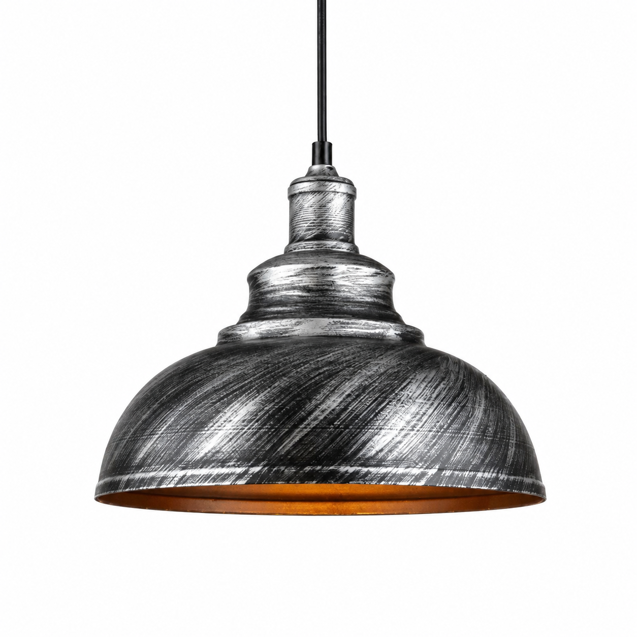 Industrial Metal Dome Pendant Light Solven