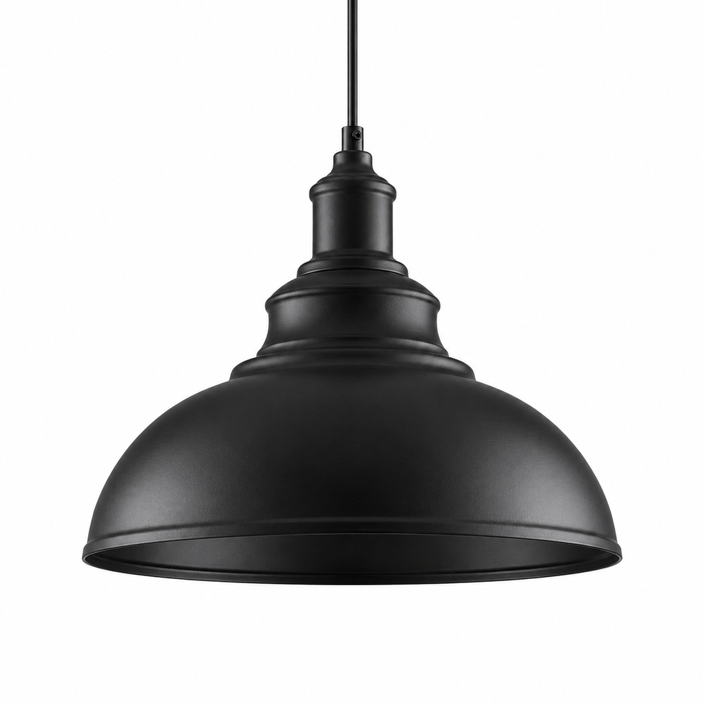 Industrial Metal Dome Pendant Light Solven