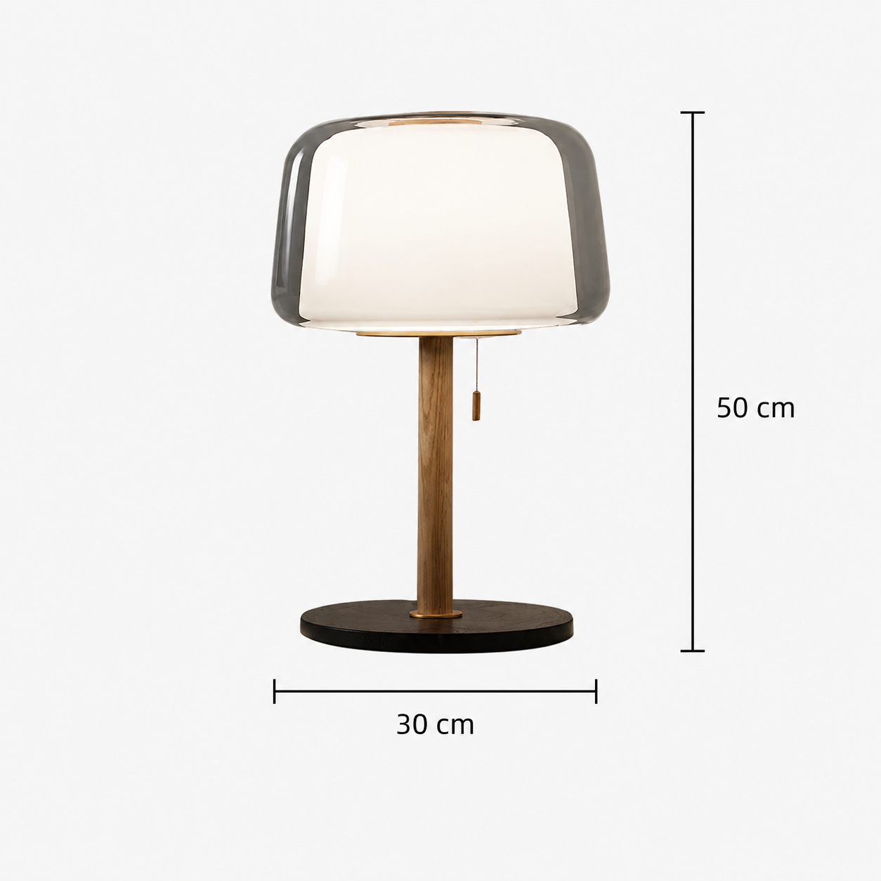 Nordic Glass Table Lamp Solvis