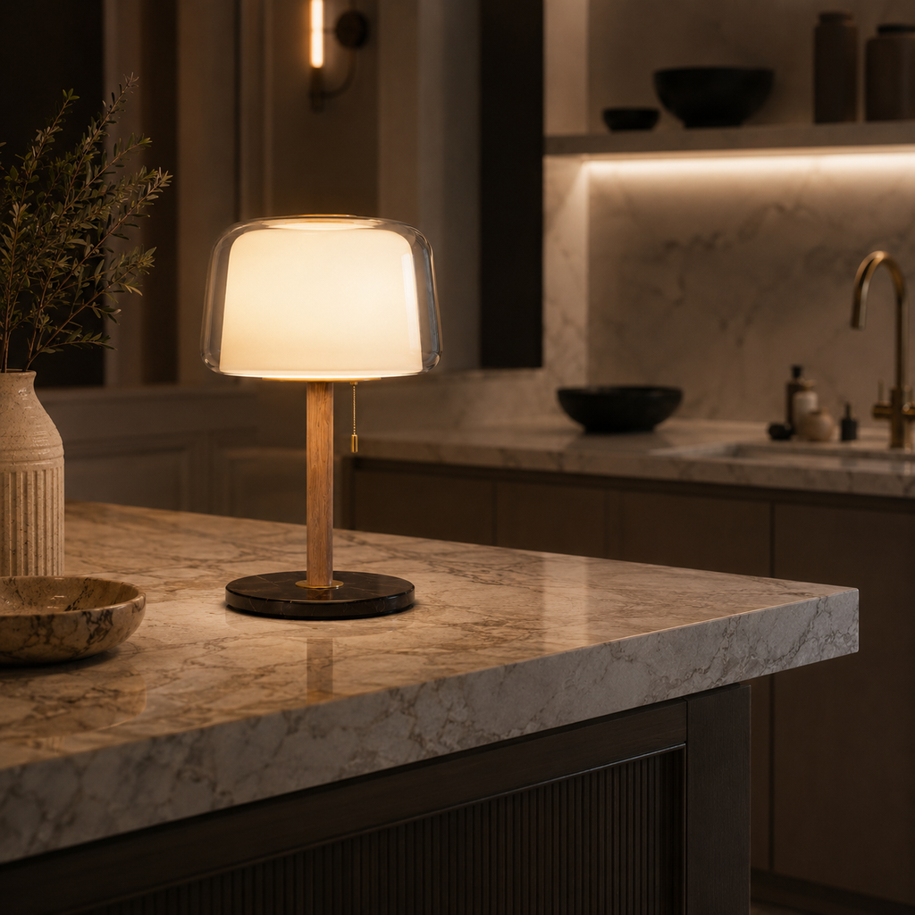 Nordic Glass Table Lamp Solvis