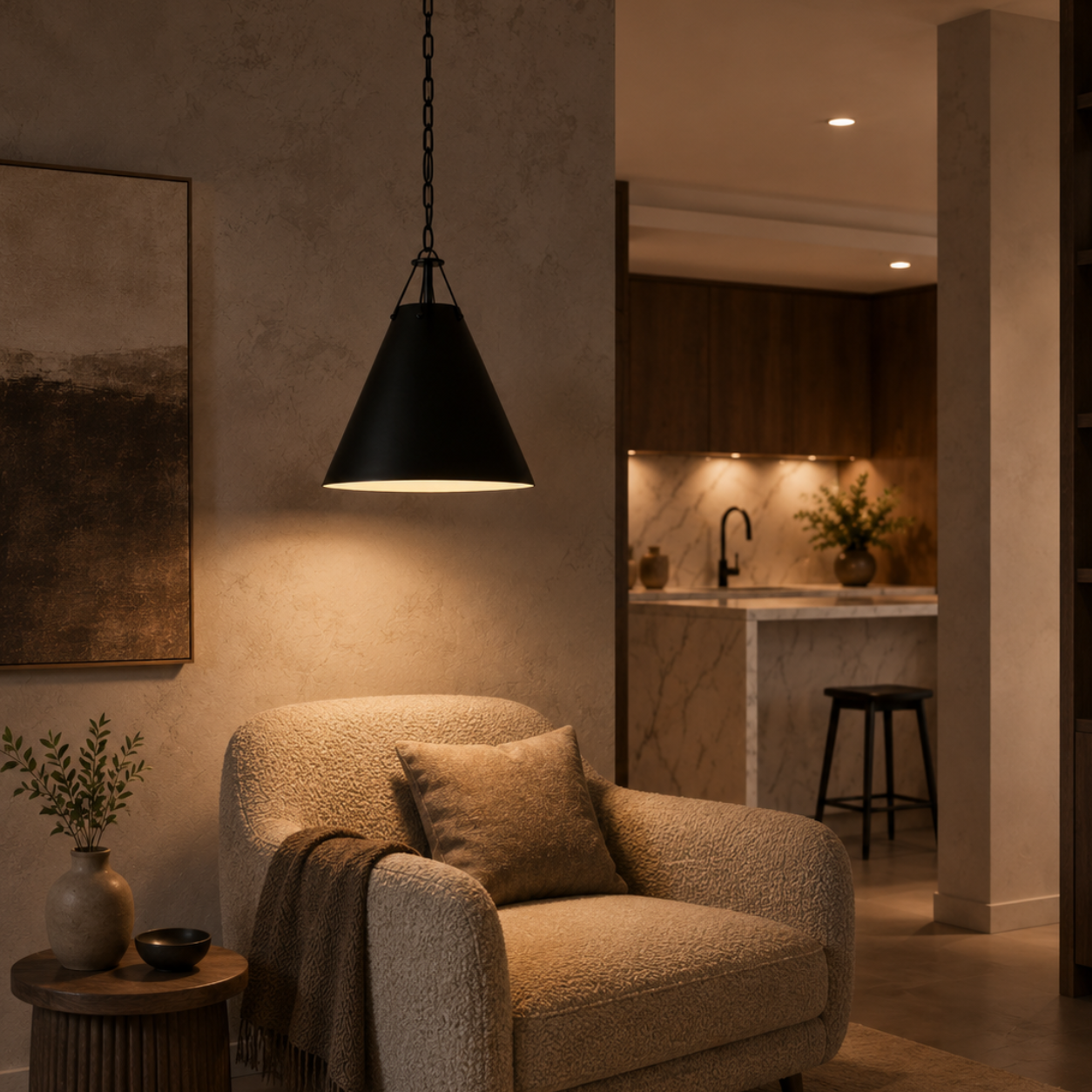 Cone Ceiling Pendant Light Kora