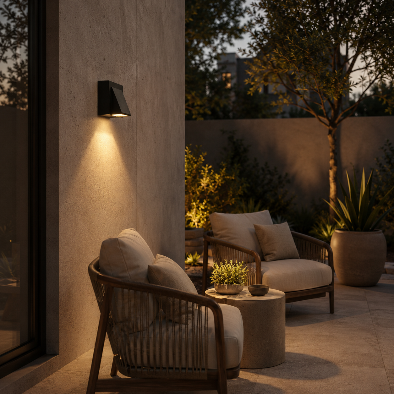 Modern Outdoor Wall Light Solvina