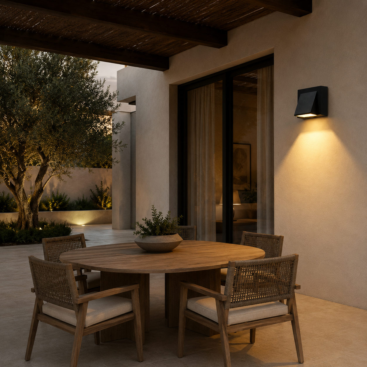 Modern Outdoor Wall Light Solvina