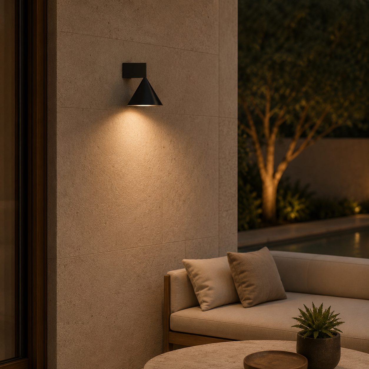 Modern Cone Wall Light Avelira