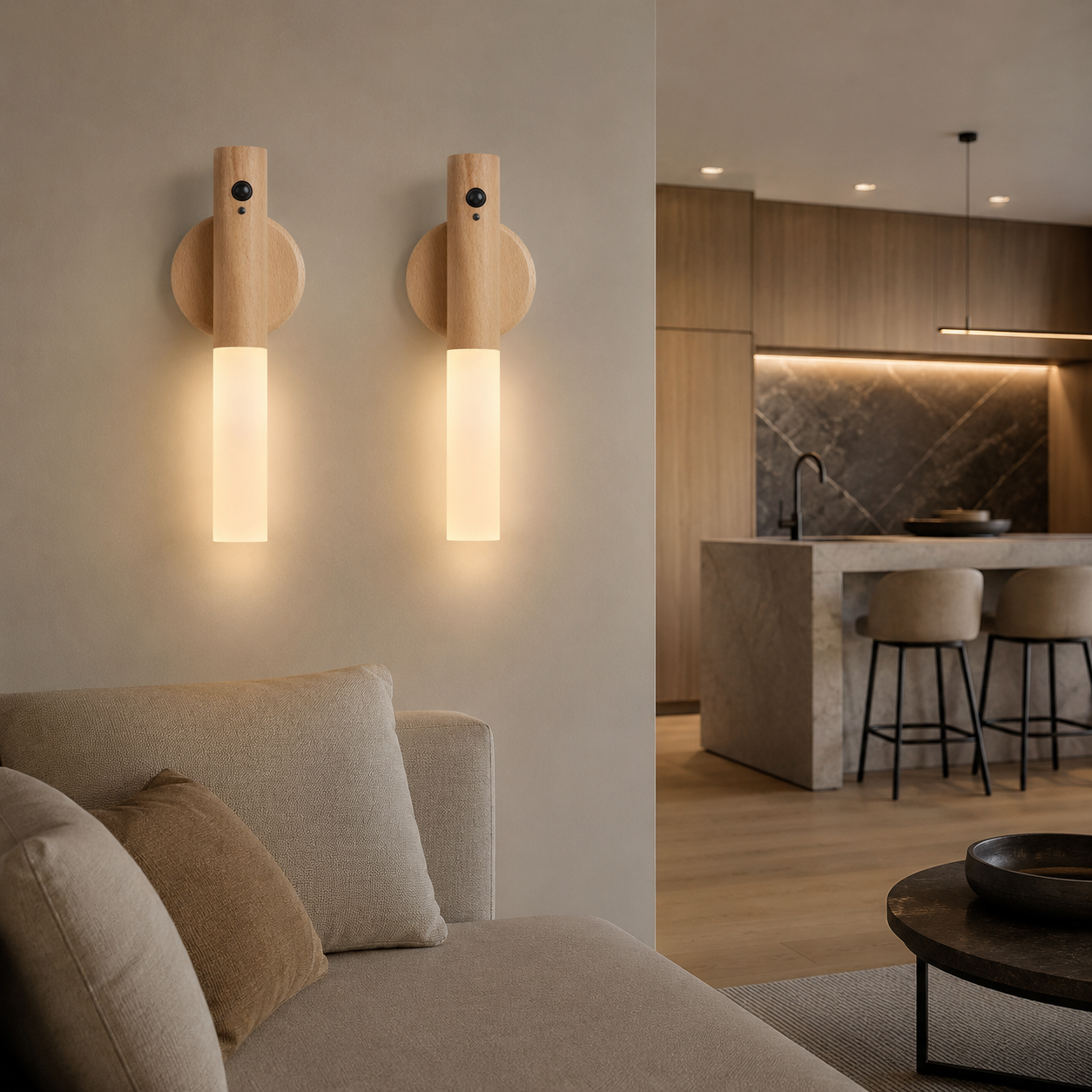 Rechargeable Motion Sensor Wall Light Liorina