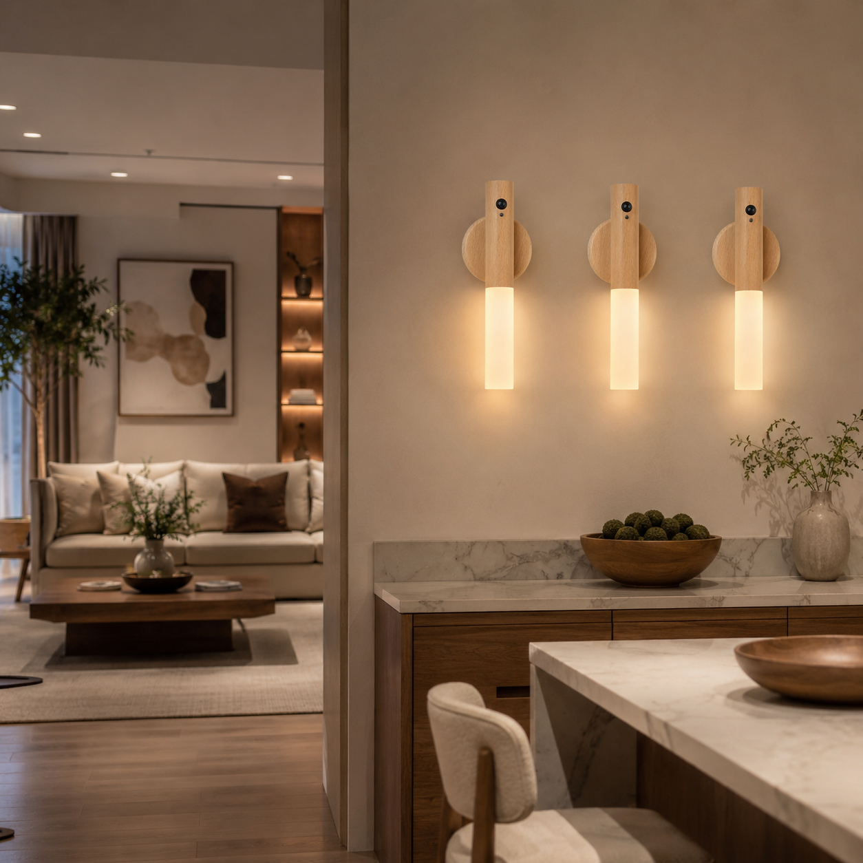 Rechargeable Motion Sensor Wall Light Liorina