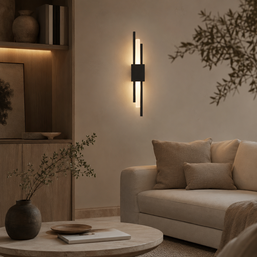 Double Tube LED Wall Light Velira