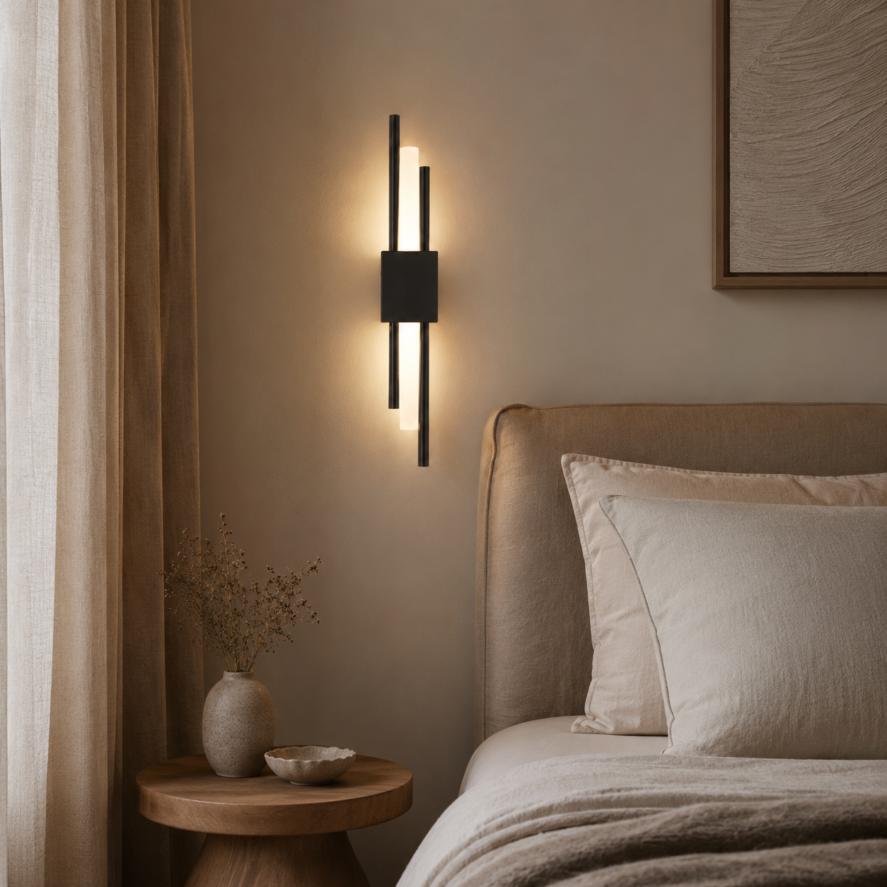 Double Tube LED Wall Light Velira