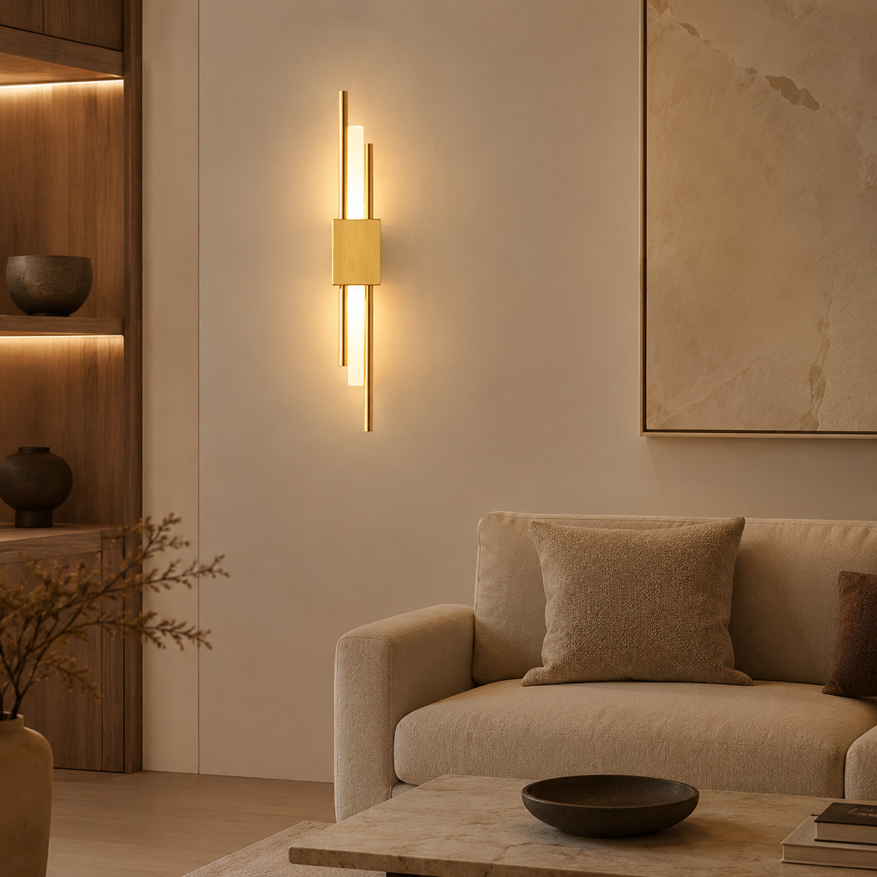 Double Tube LED Wall Light Velira