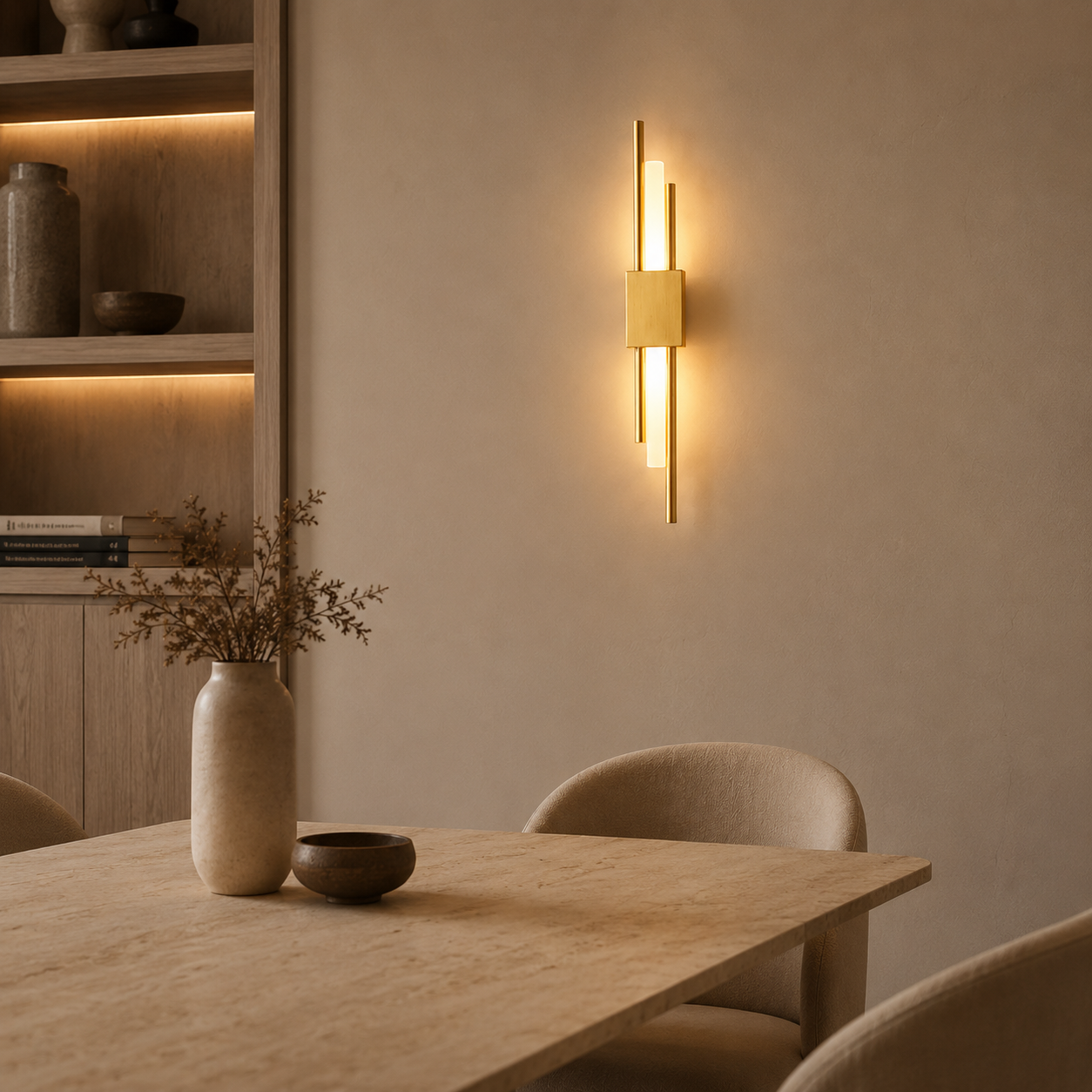 Double Tube LED Wall Light Velira