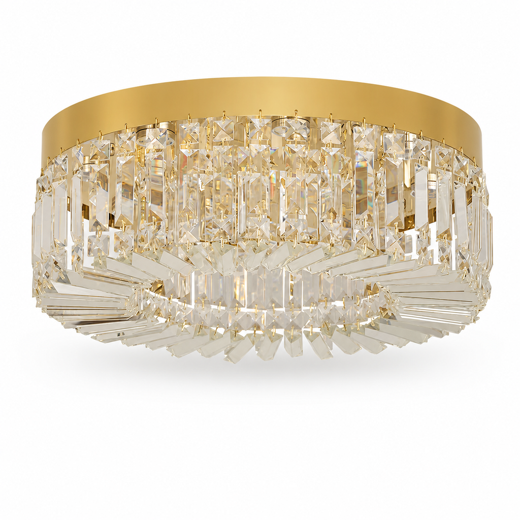 Crystal Flush Ceiling Light Venia