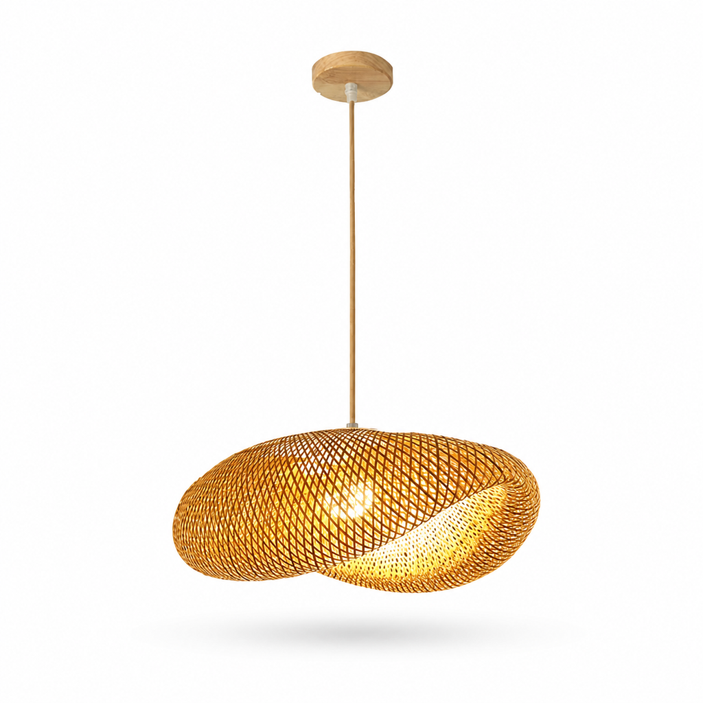 Hand Woven Bamboo Chandelier Navora