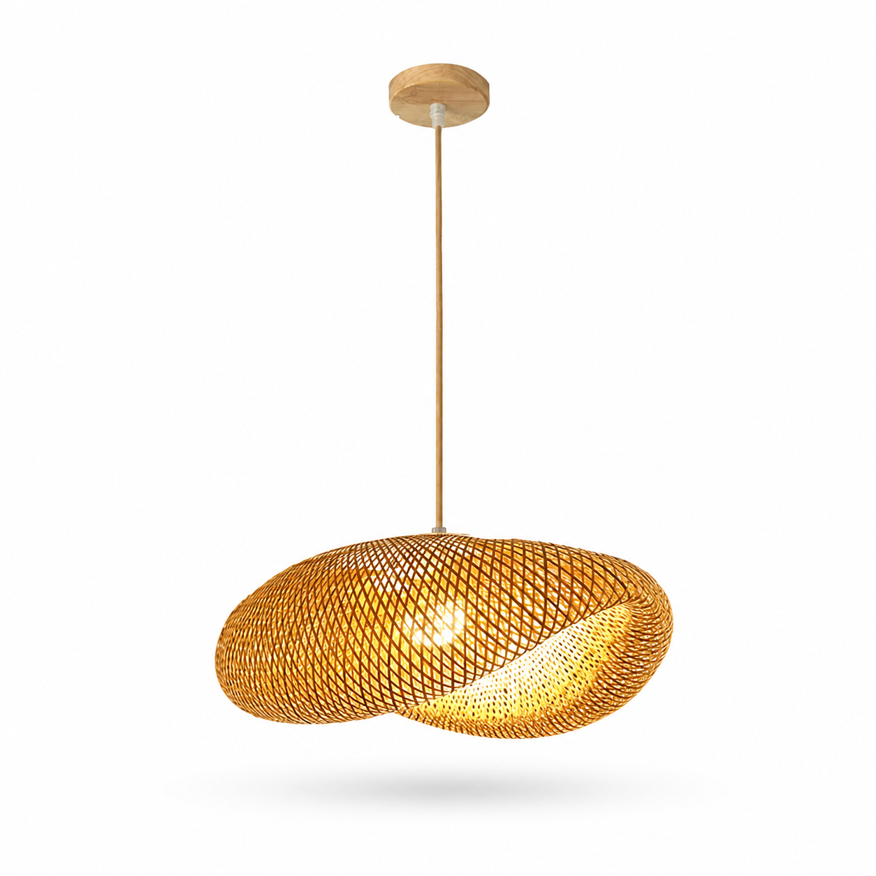 Hand Woven Bamboo Chandelier Navora