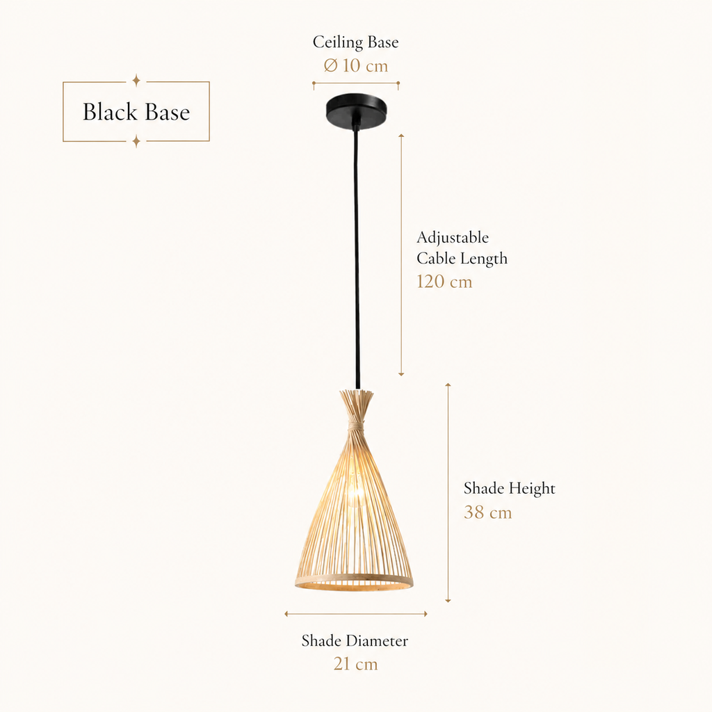 Hand Woven Bamboo Chandelier Nala