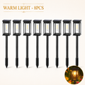 Solar LED Outdoor Pathway Light Pack of 8 Nalera