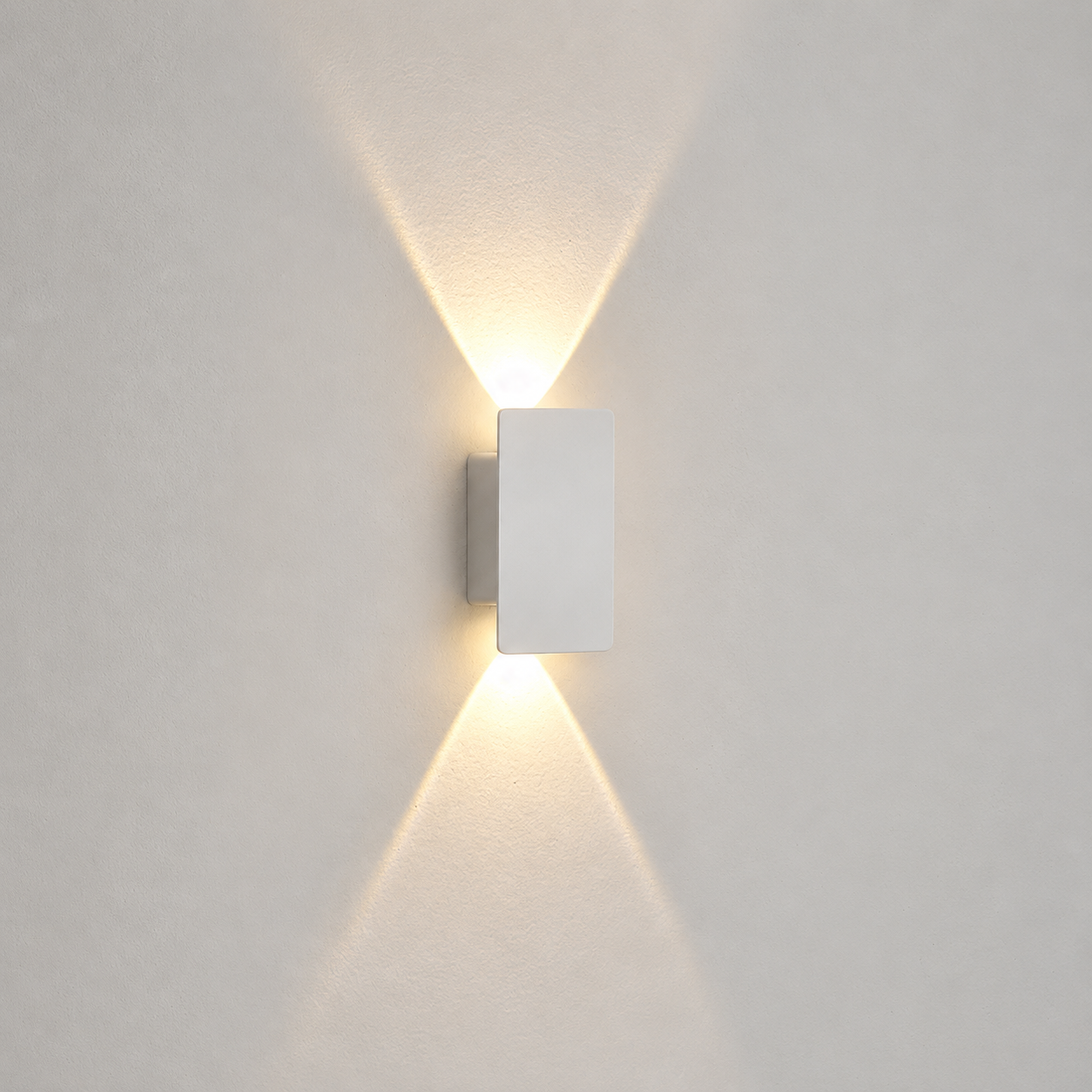 LED Outdoor Garden Wall Light 10cm White Veline