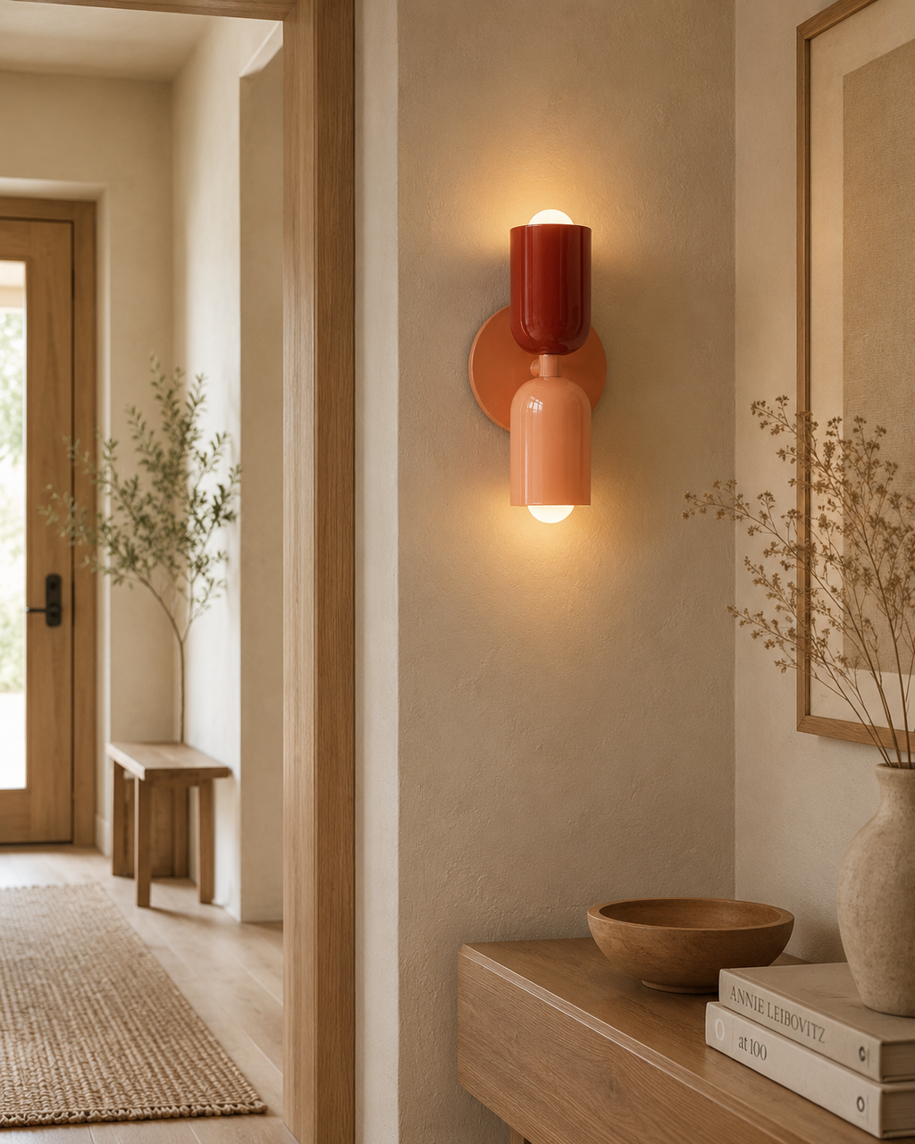 Pink Rechargeable Touch Table Lamp Koria