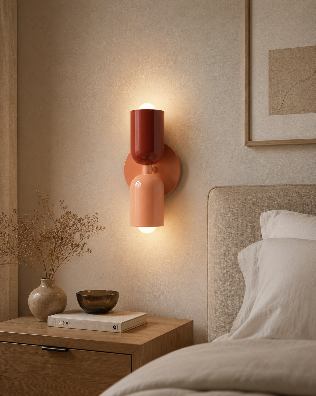 Pink Rechargeable Touch Table Lamp Koria