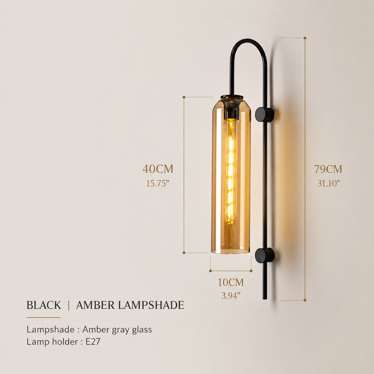 variant: Amber and Black