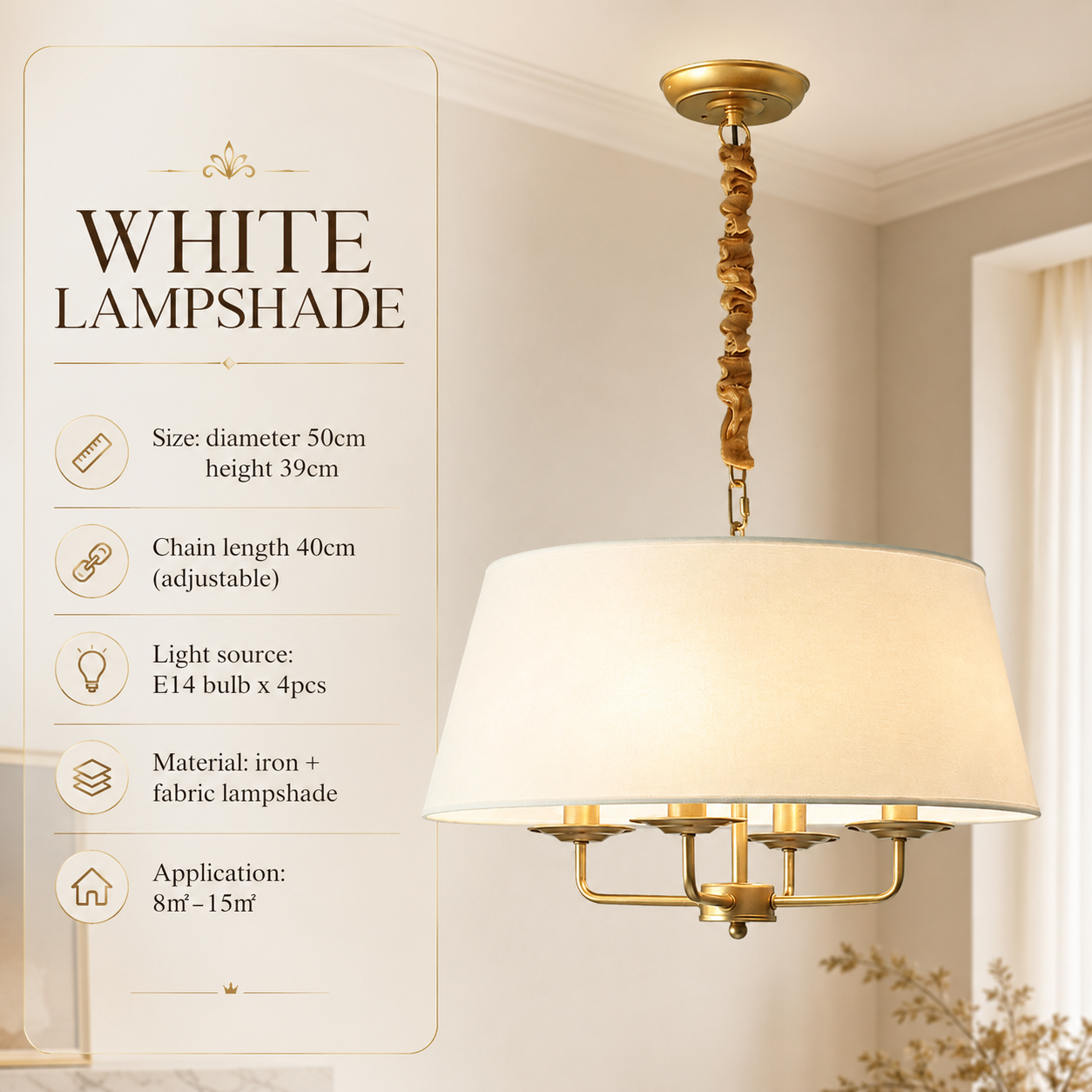 Dimmable LED Ceiling Light Silira