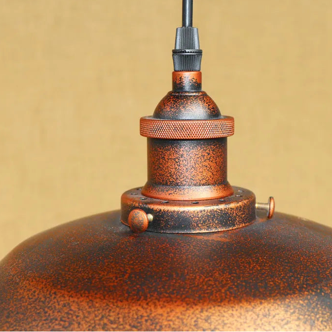 IWHD Rust Retro Vintage Pendant Lights LED Edison Style Loft Industrial Lamp Metal Iron Rustic Hanging Light Lampara Colgante