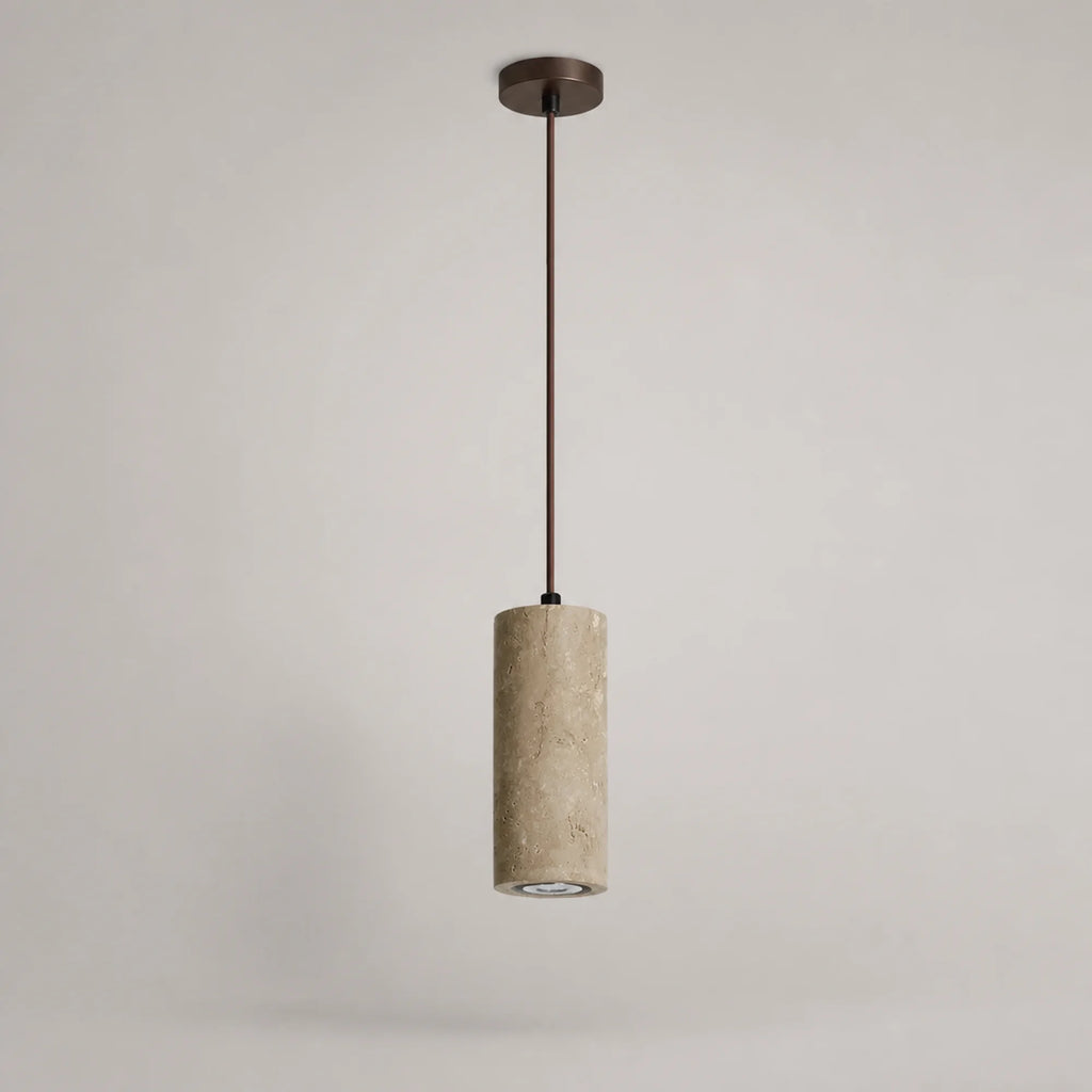 Travertine Stone Pendant Light Tavira