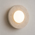 Travertine Globe Wall Light Ombria