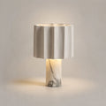 Scalloped Marble Table Lamp Ravella