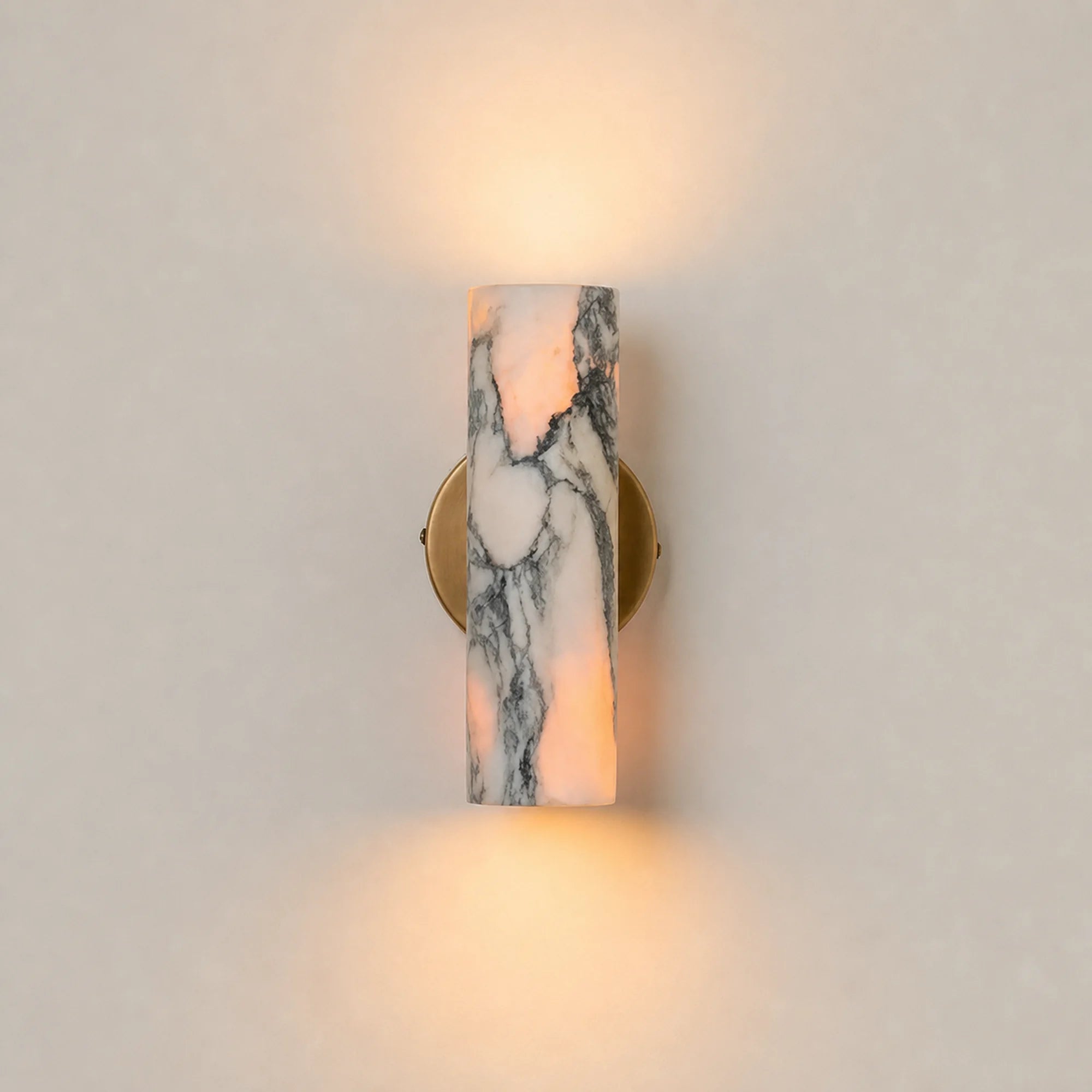 Marble Cylinder Wall Light Calira