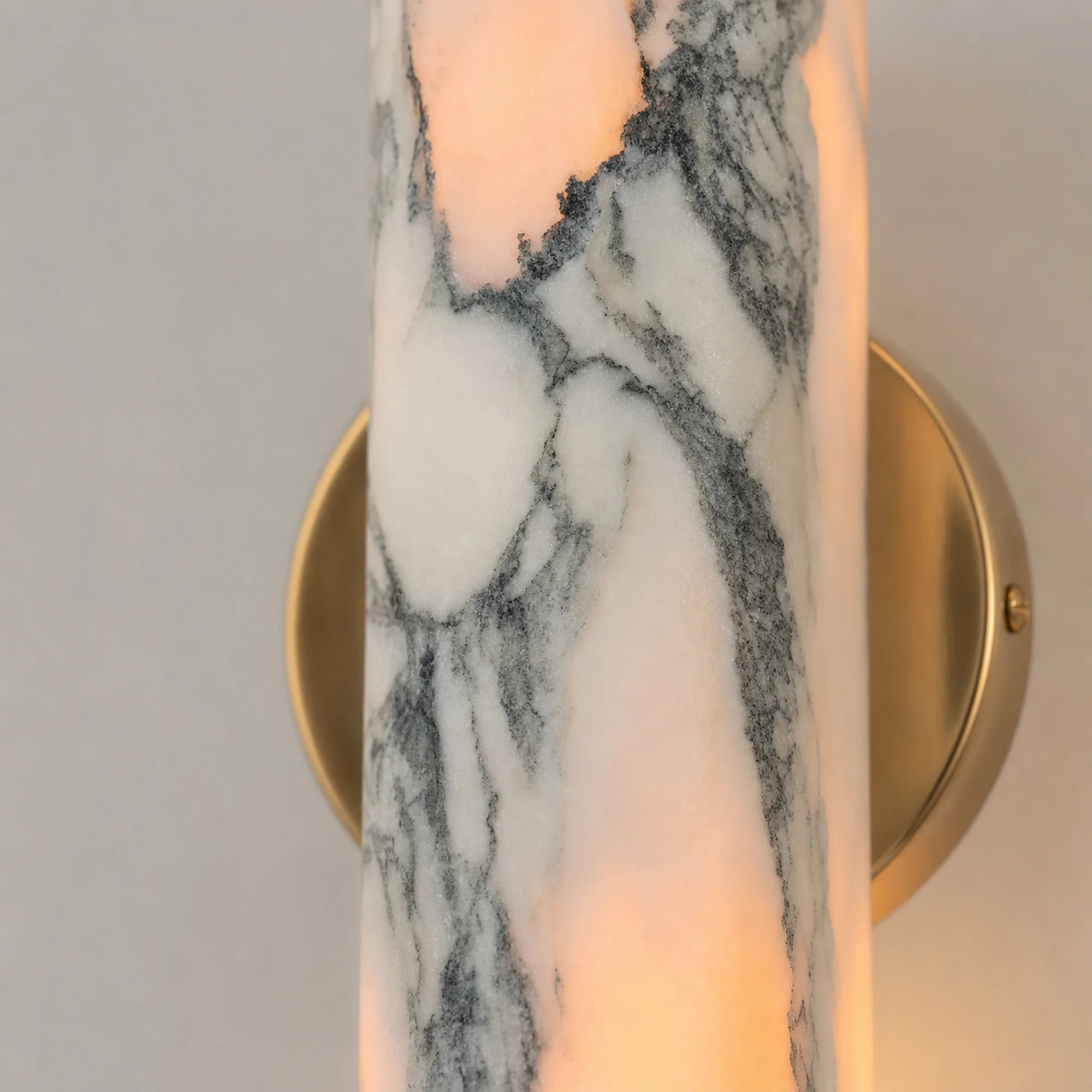 Marble Cylinder Wall Light Calira
