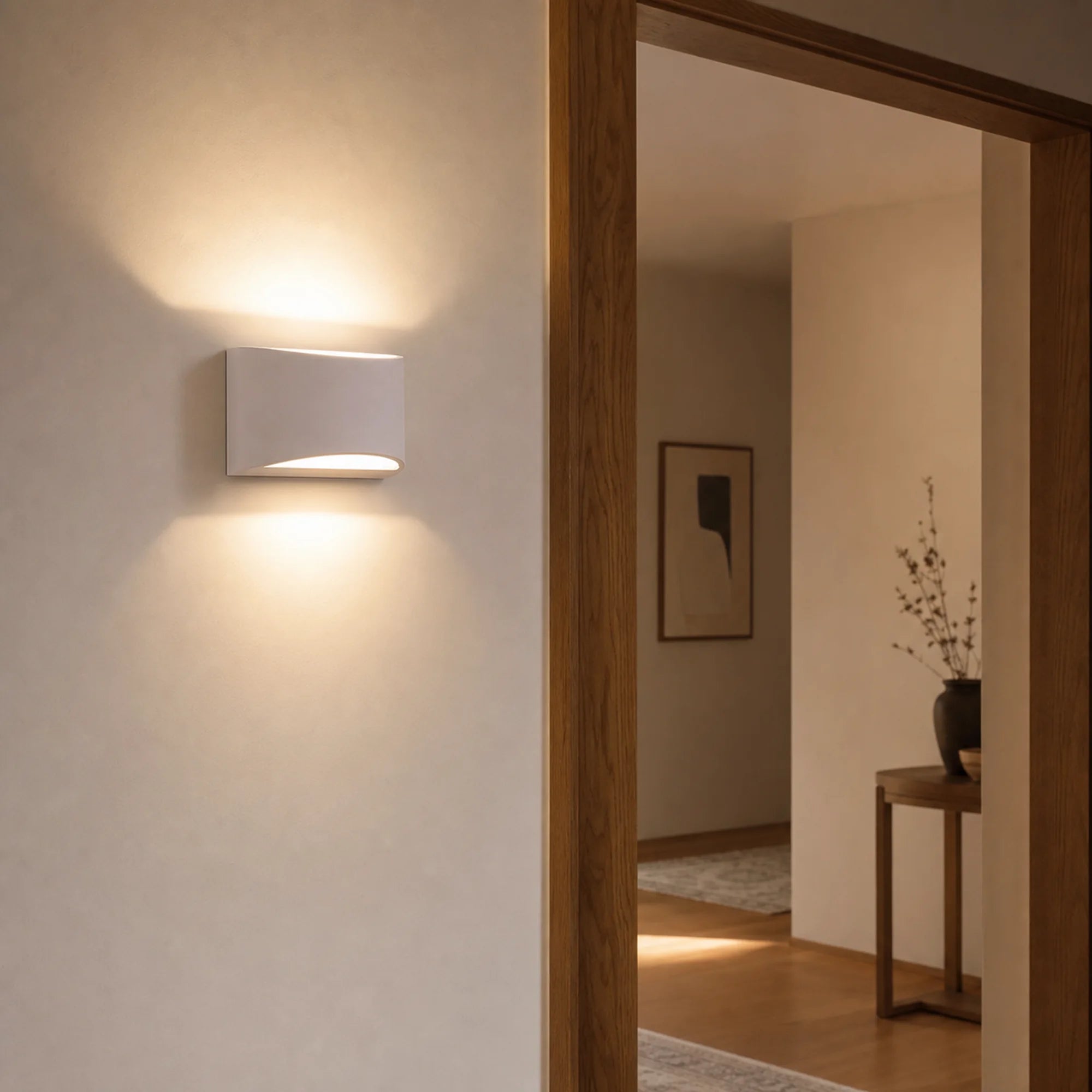 Curved LED Wall Light Novena