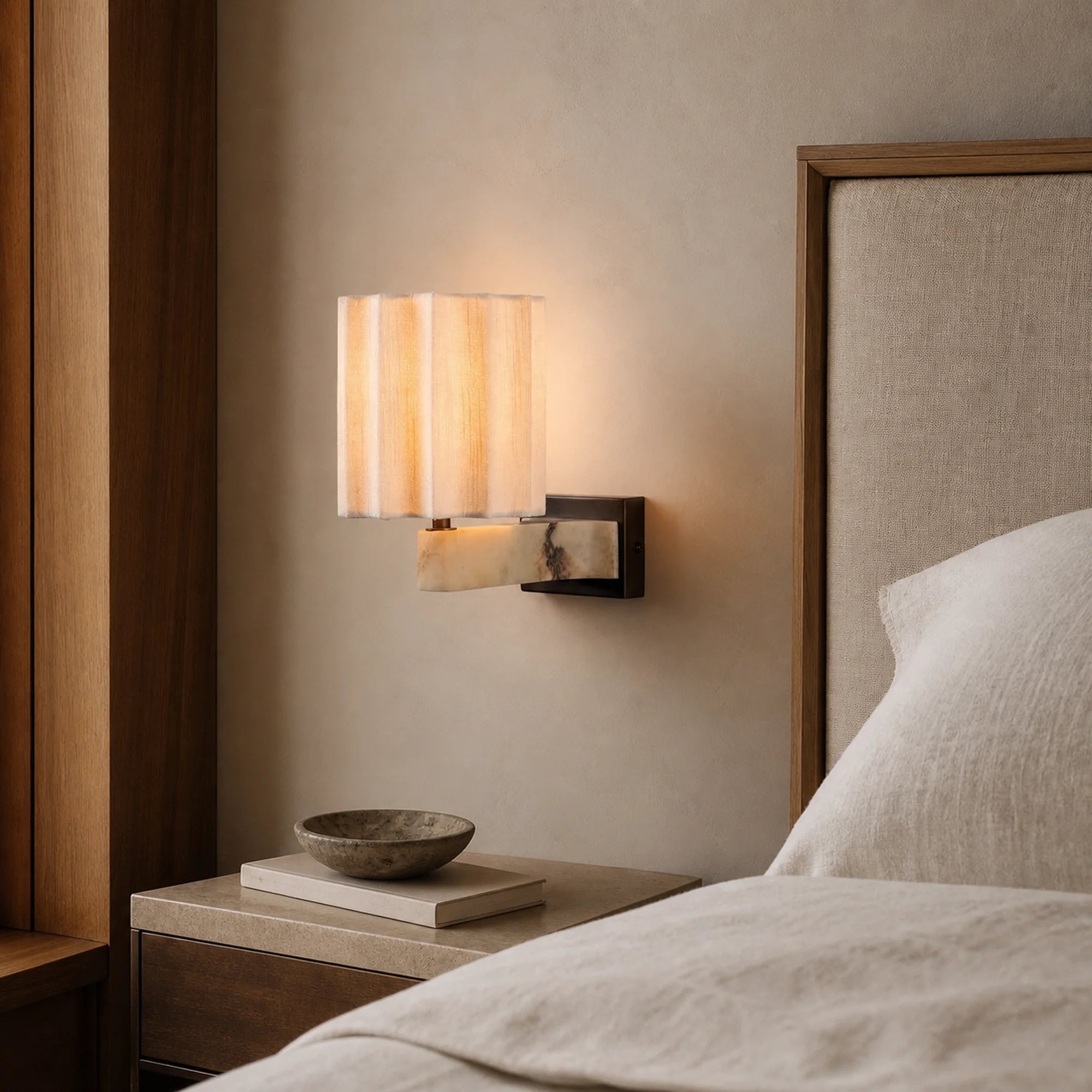 Marble Cone Table Lamp Serina