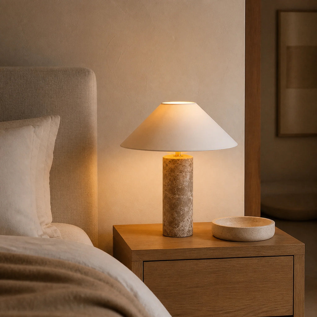 Marble Mushroom Table Lamp Amara