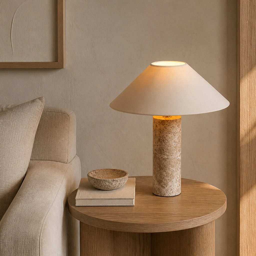 Marble Mushroom Table Lamp Amara