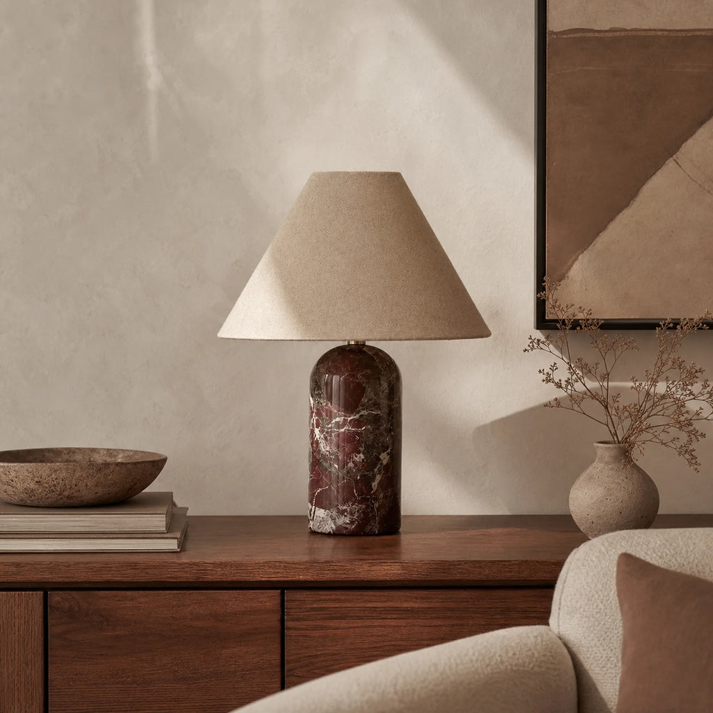 Marble Tapered Table Lamp Verona