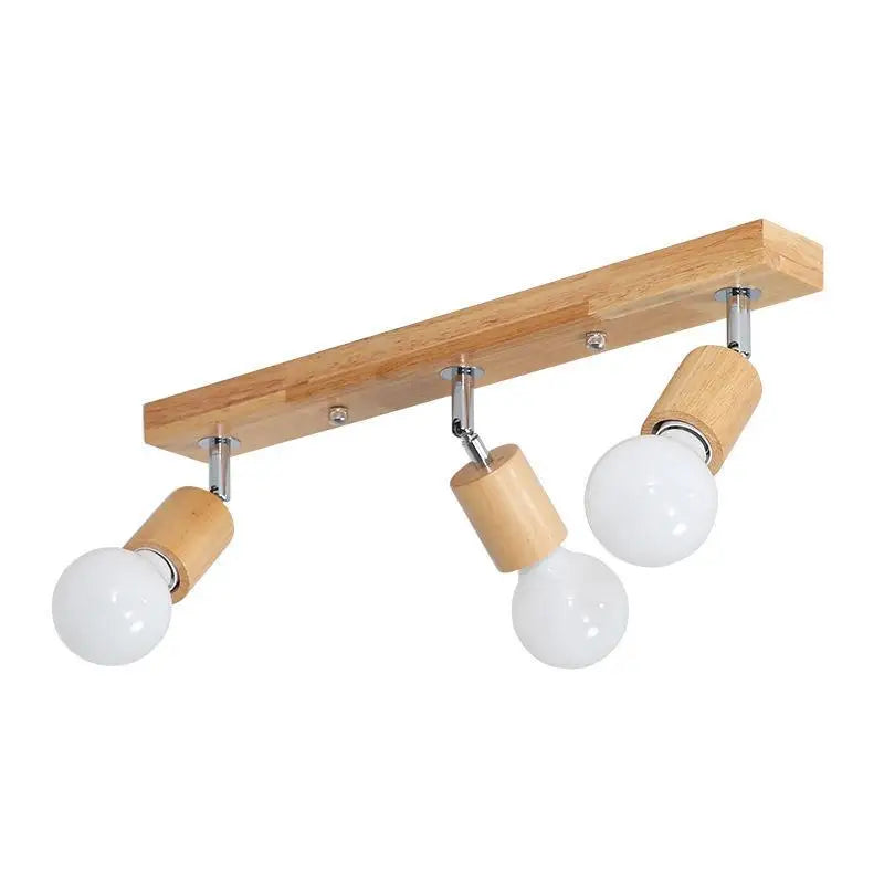 Nordic Wooden Rotating Ceiling Light Mara